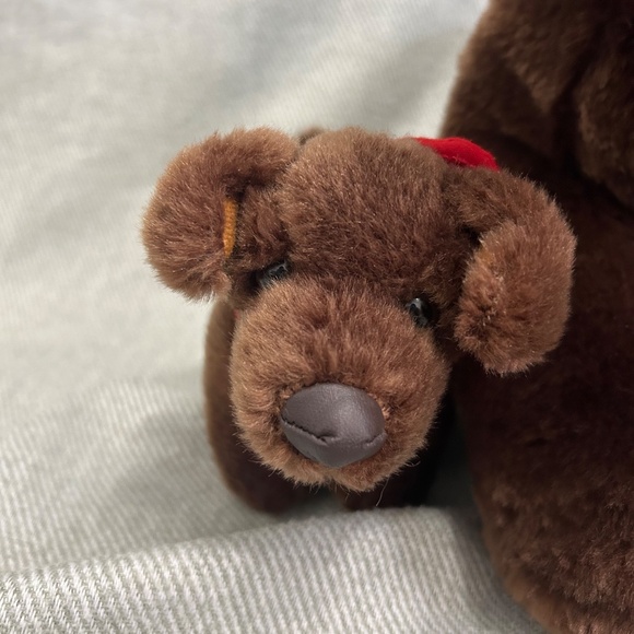 Build-A-Bear 2012 Kennel Pals Brown Labrador with Puppy - Picture 3 of 11